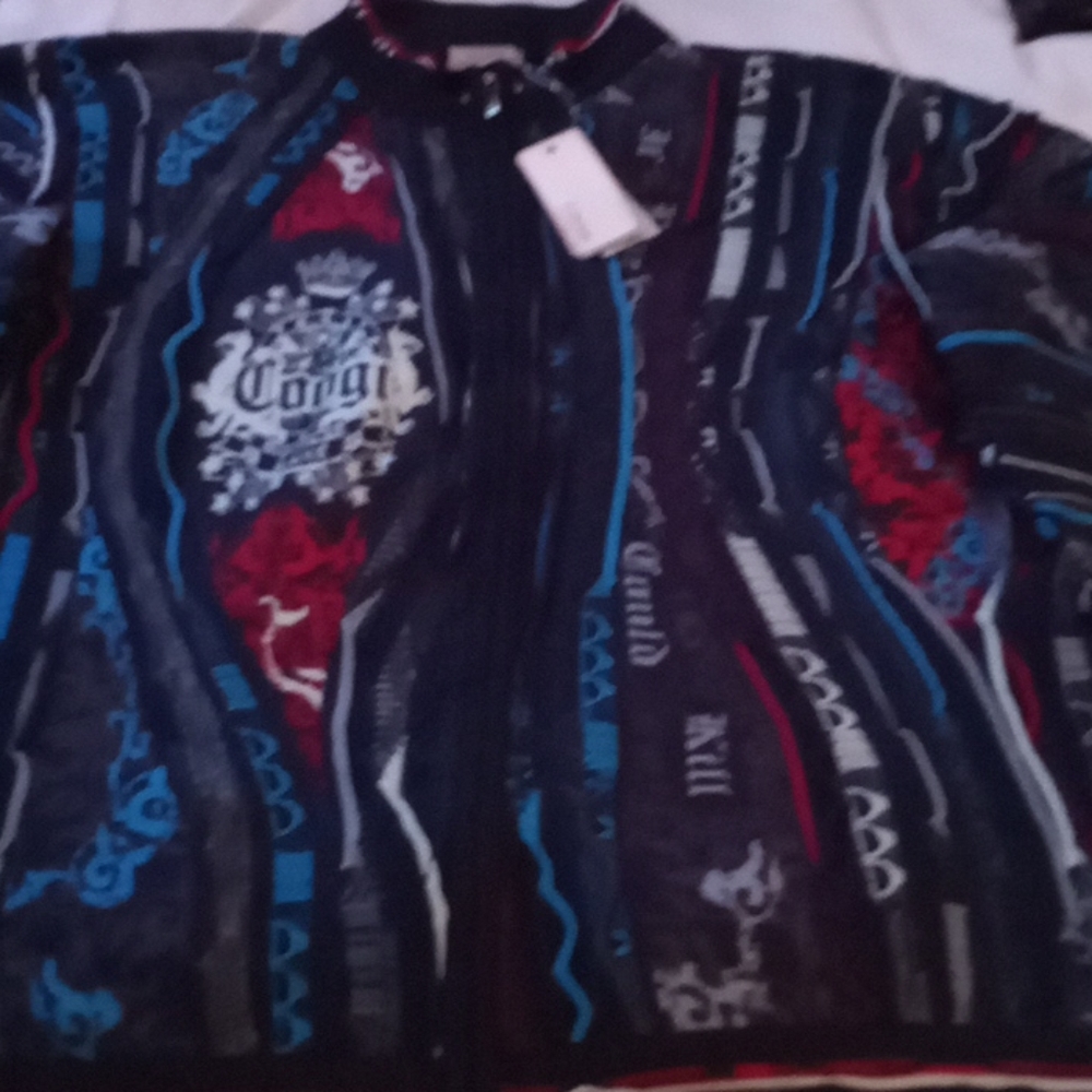 Coogi sweater with matching jeans